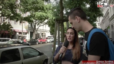 German Normal Girl next Door ask for Sex at Street in Berlin