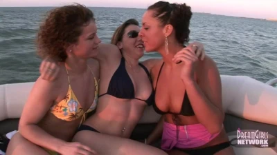 DreamGirls Members - Coeds get to go on a Boat Ride if their Show their Tits