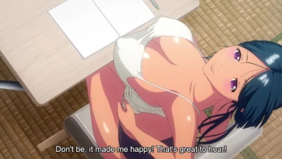 Long Haired Beauty with Lascivious Tits does Deep Throat | Anime Hentai 1080p