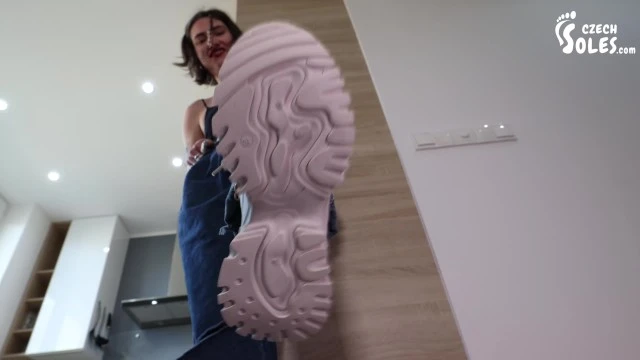 POV Gym Girl Sneakers Domination (stinky Socks, Femdom, Foot Domination, Russian Feet, Foot Smell)