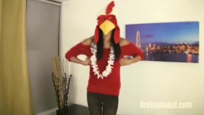 WTF MOMENTS: WATCH ME FUCK a CHICK DRESSED LIKE a LITTLE CHICKEN