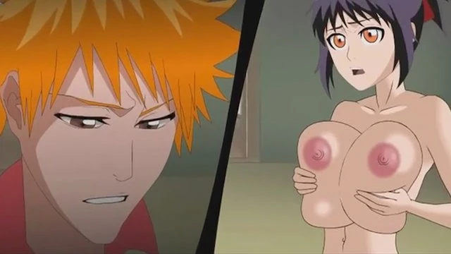 Drawn Hentai - Bleach Porn Senna Takes Care of Ichigos Boner