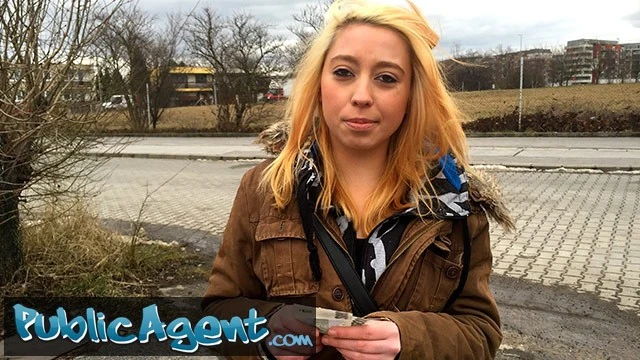 Public Agent - Innocent Blonde Teen Bends hers Nice-ass over for Cash